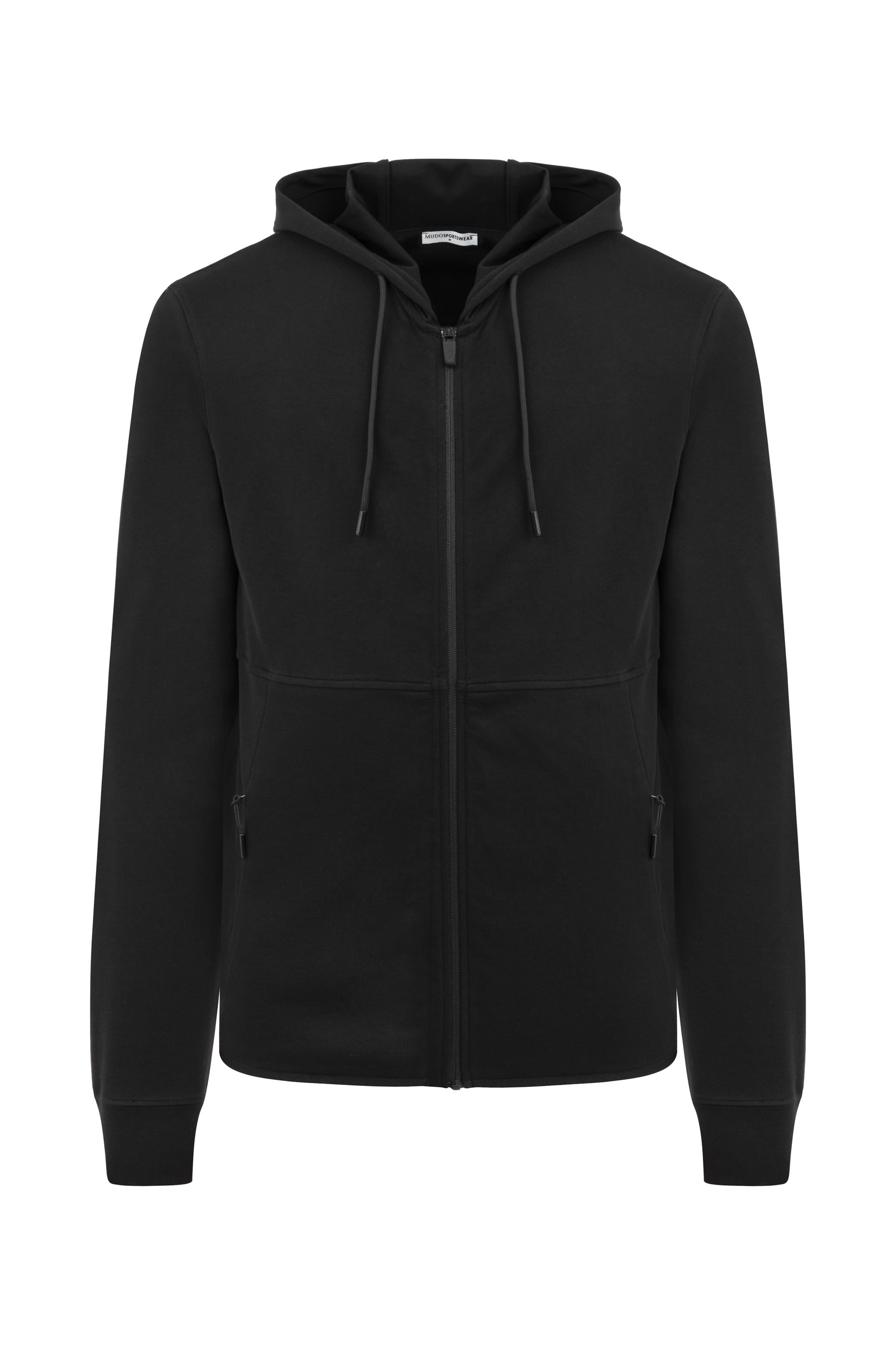 FERMUARLI KAPÜŞONLU SWEATSHIRT