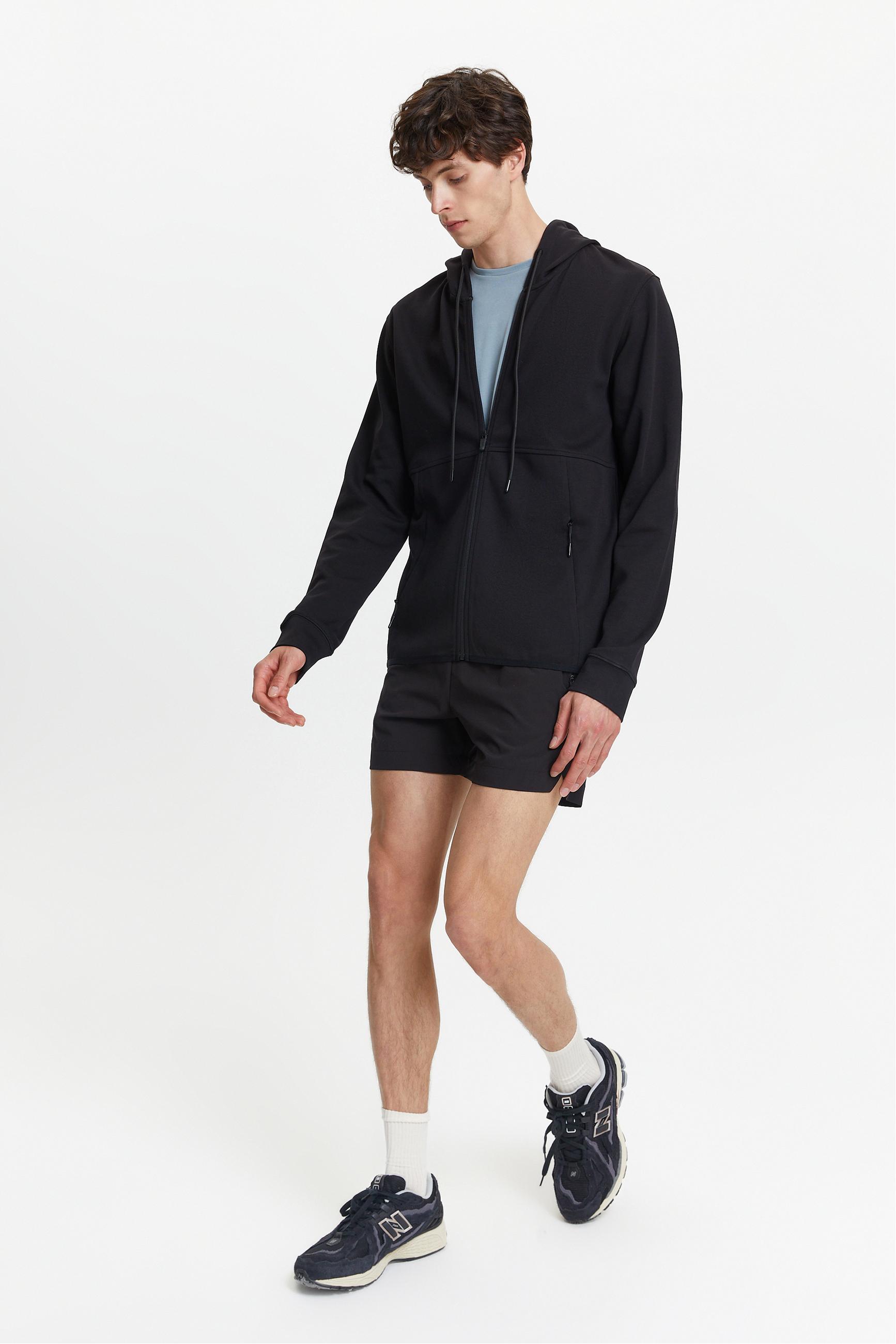 FERMUARLI KAPÜŞONLU SWEATSHIRT