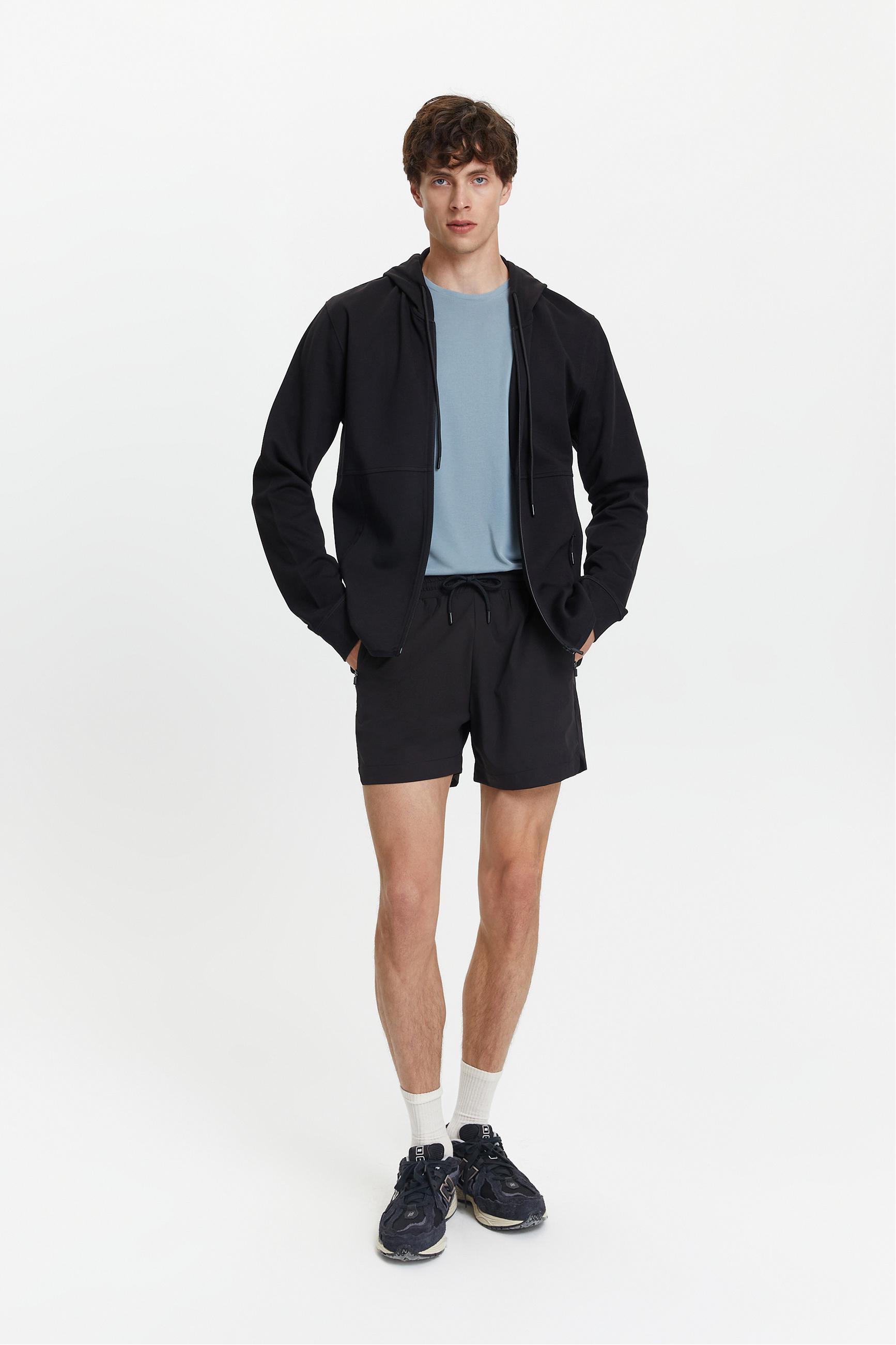 FERMUARLI KAPÜŞONLU SWEATSHIRT