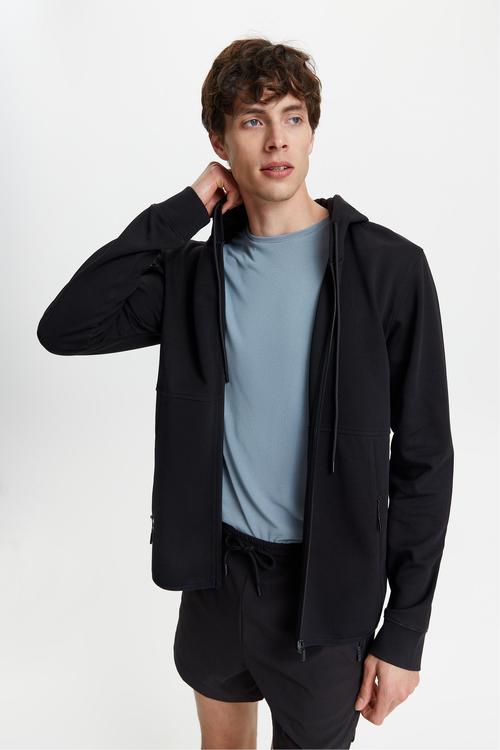  FERMUARLI KAPÜŞONLU SWEATSHIRT