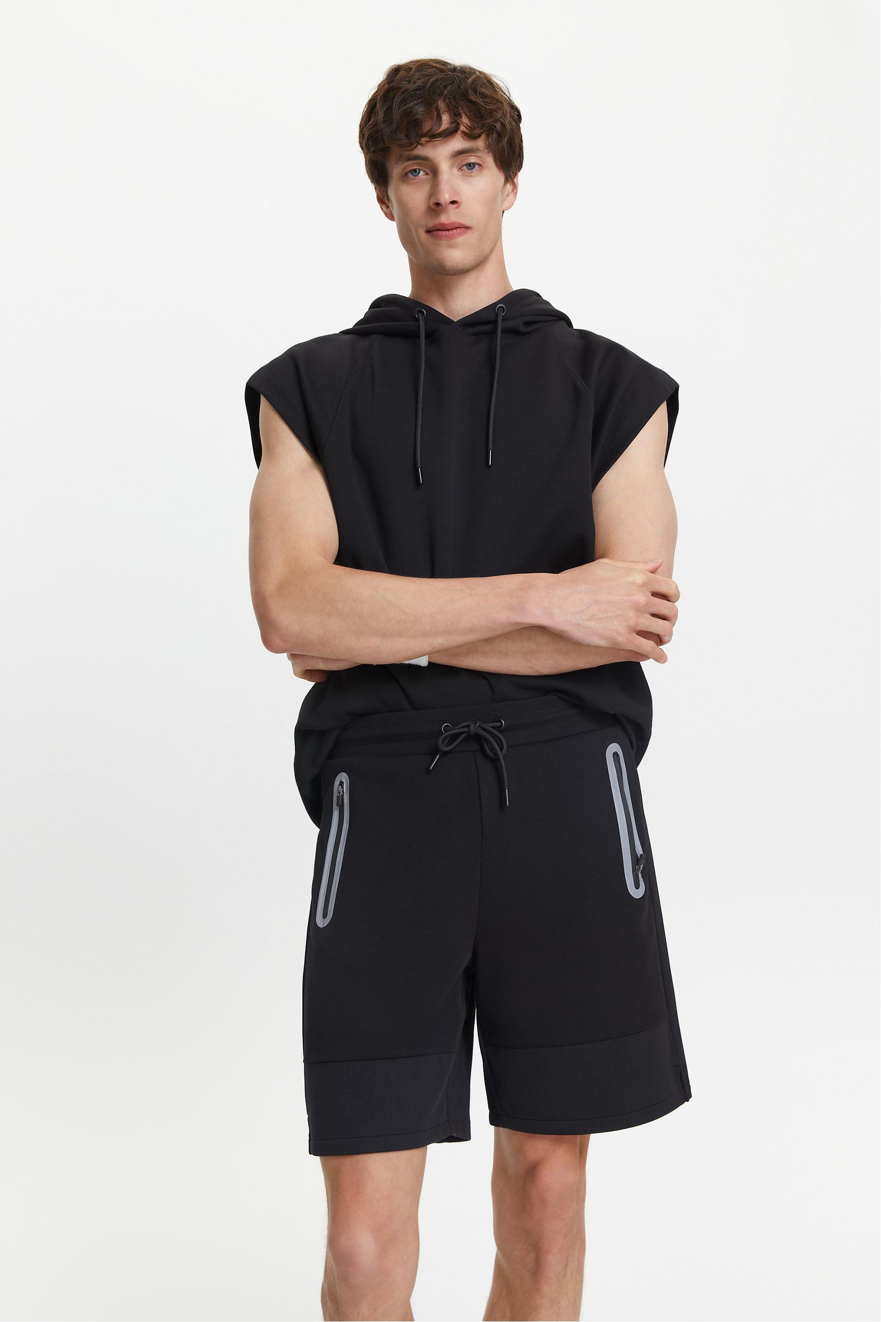 CEP DETAYLI ÖRME ŞORT