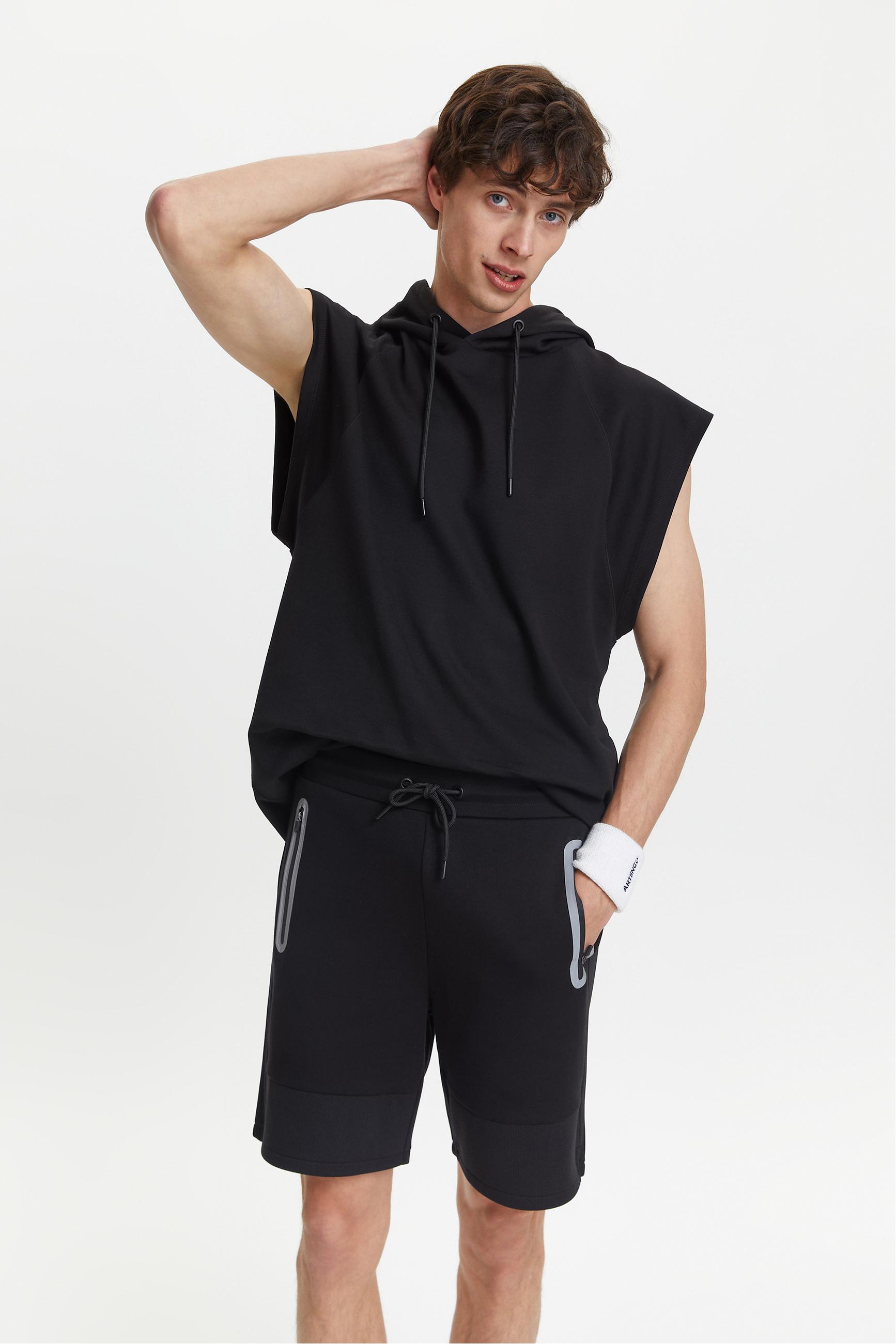 CEP DETAYLI ÖRME ŞORT