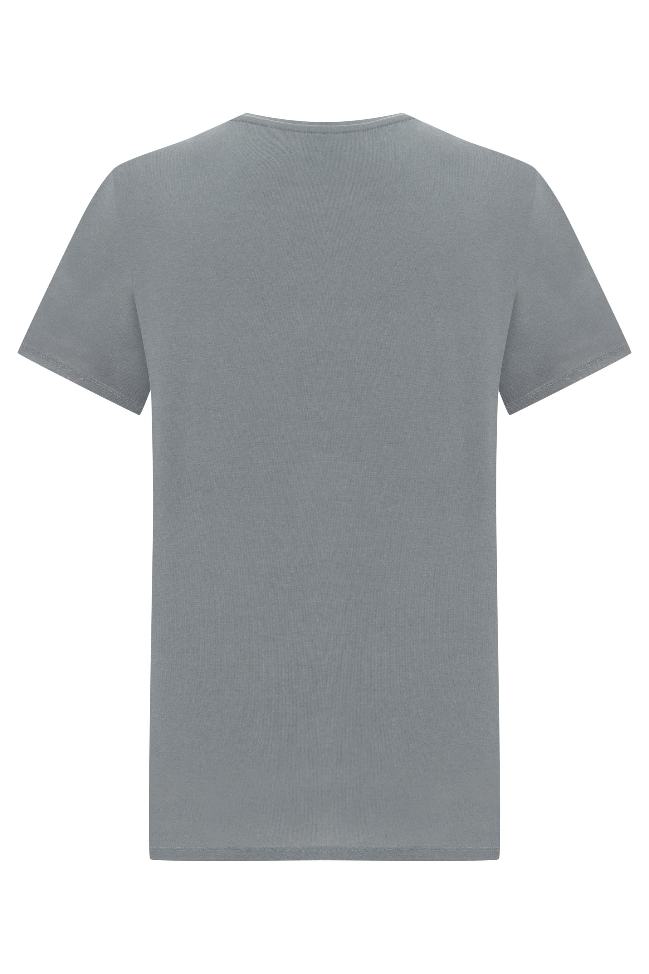 MODAL KARIŞIMLI BİSİKLET YAKA T-SHIRT