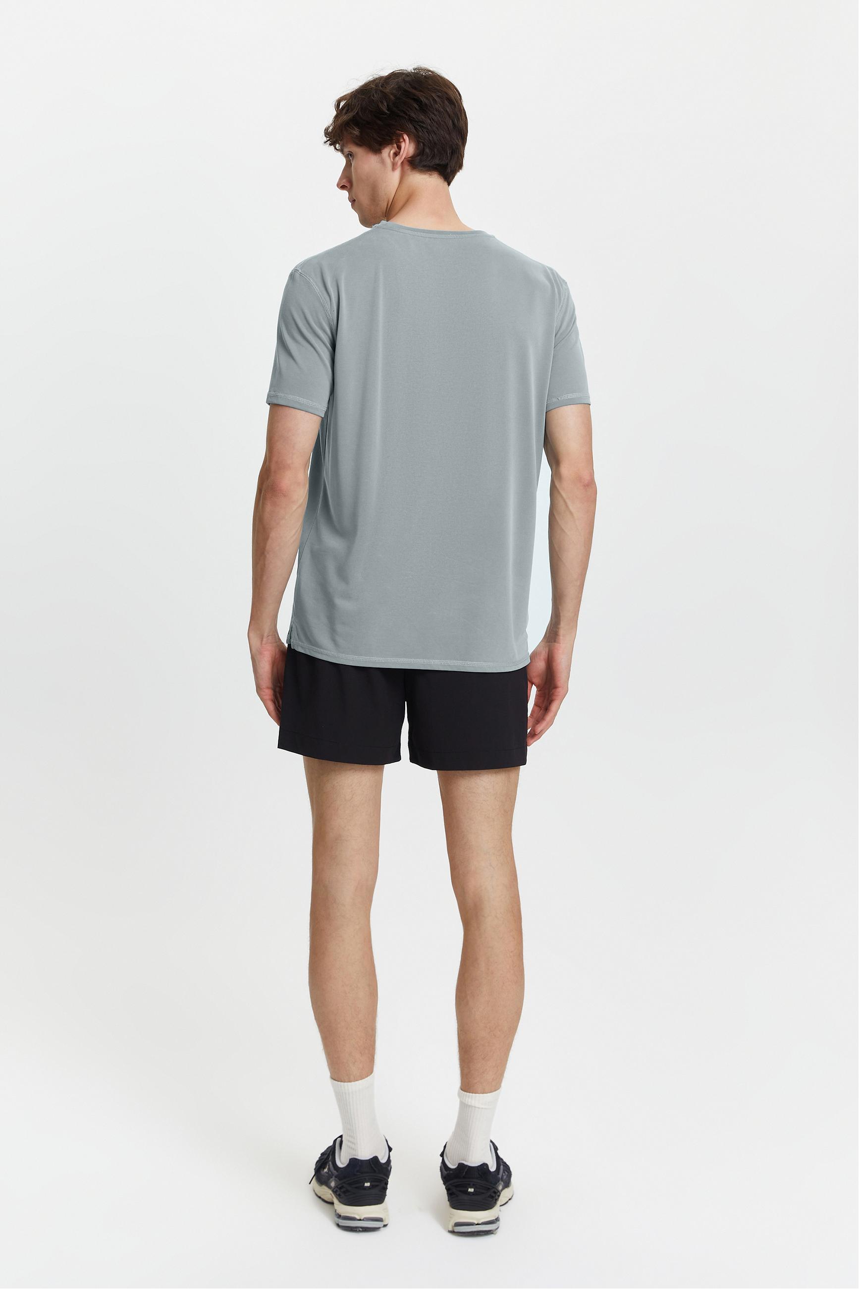 MODAL KARIŞIMLI BİSİKLET YAKA T-SHIRT