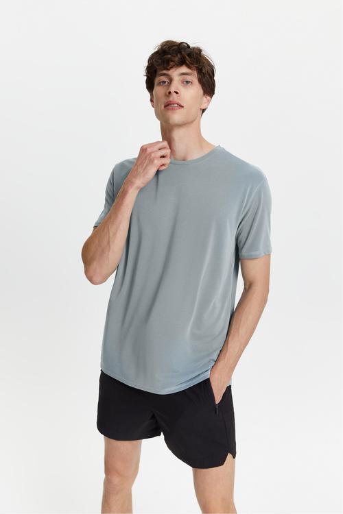  MODAL KARIŞIMLI BİSİKLET YAKA T-SHIRT