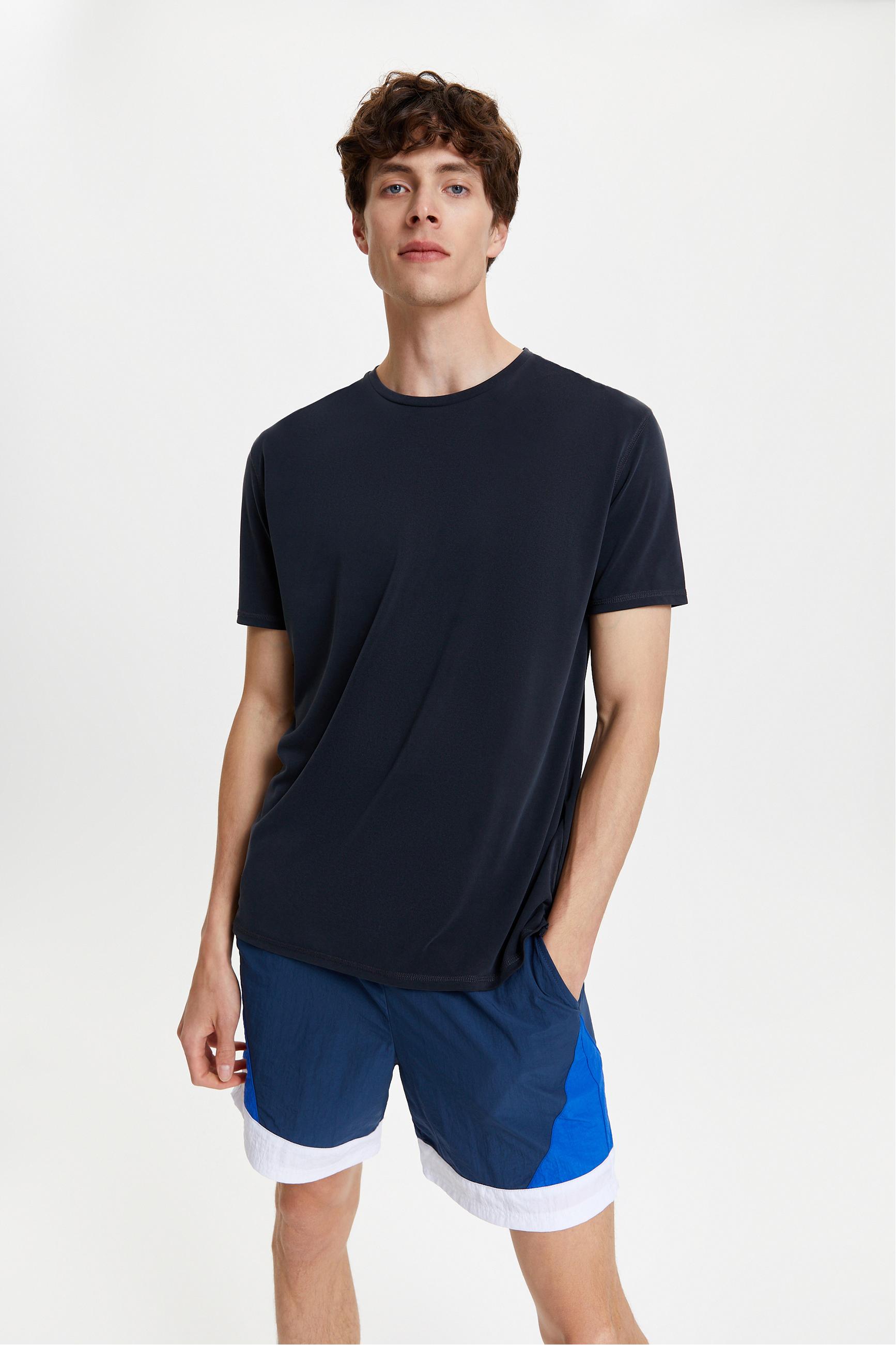 MODAL KARIŞIMLI BİSİKLET YAKA T-SHIRT