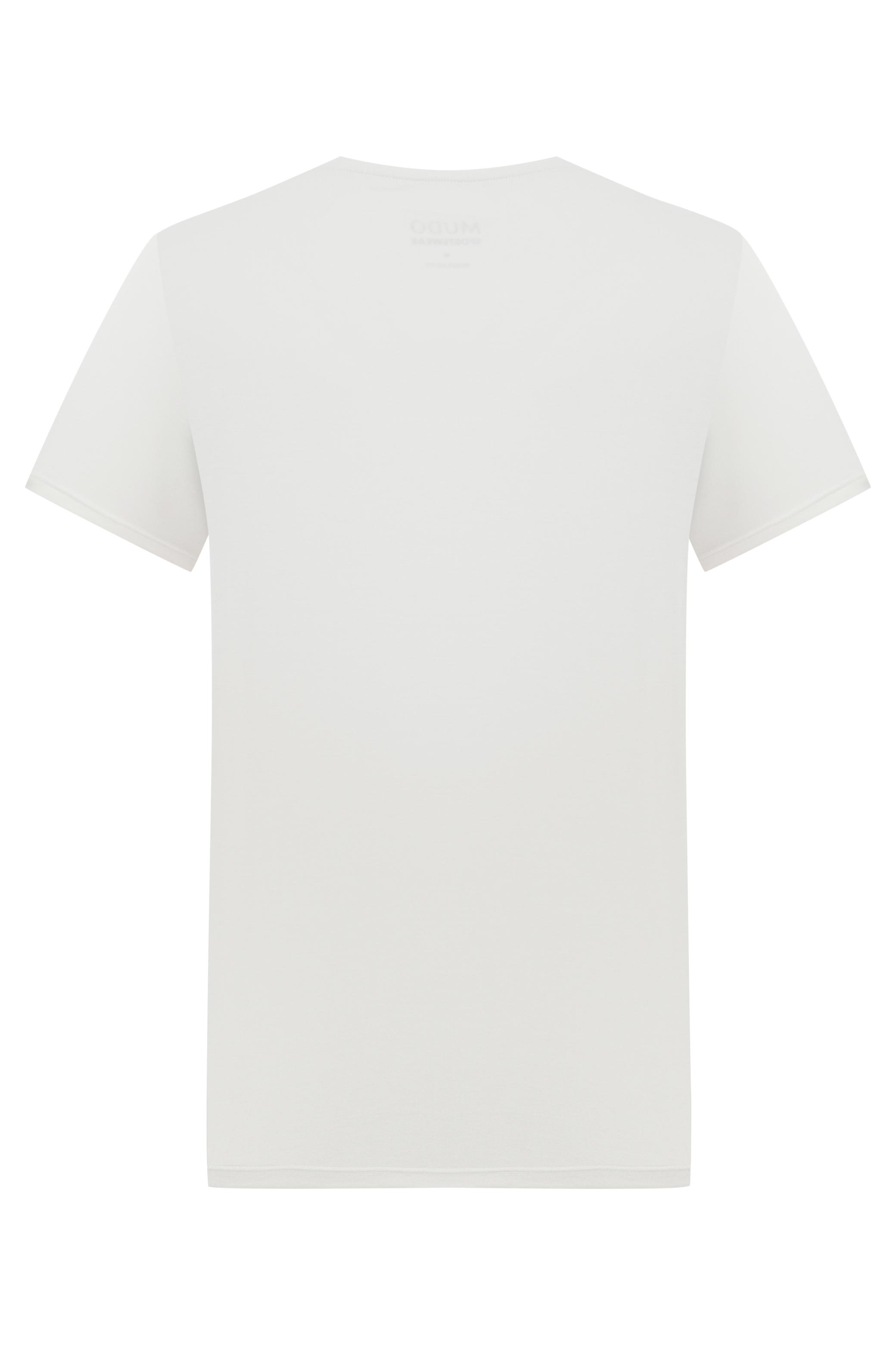 MODAL KARIŞIMLI BİSİKLET YAKA T-SHIRT