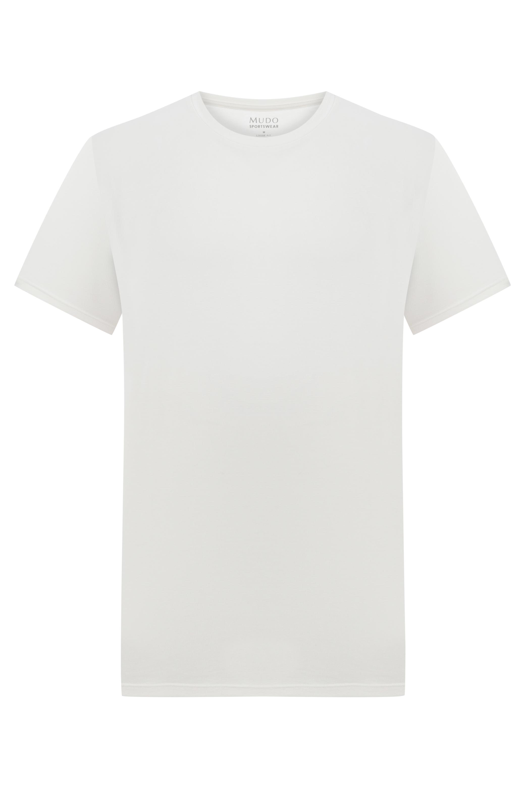 MODAL KARIŞIMLI BİSİKLET YAKA T-SHIRT