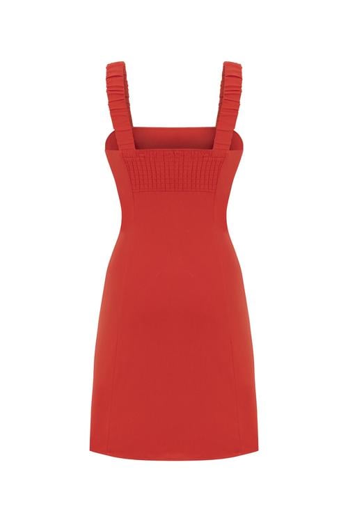  ASKILI MİNİ ELBİSE