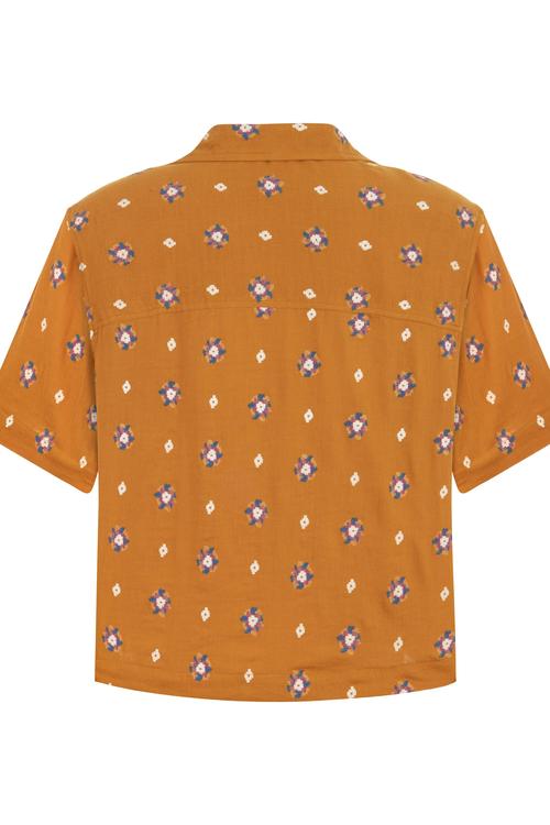  ÇİÇEK DESENLİ REGULAR FIT GÖMLEK