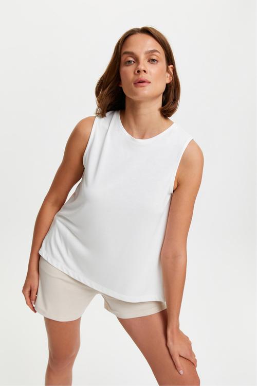  MODAL KARIŞIMLI KOLSUZ ATLET