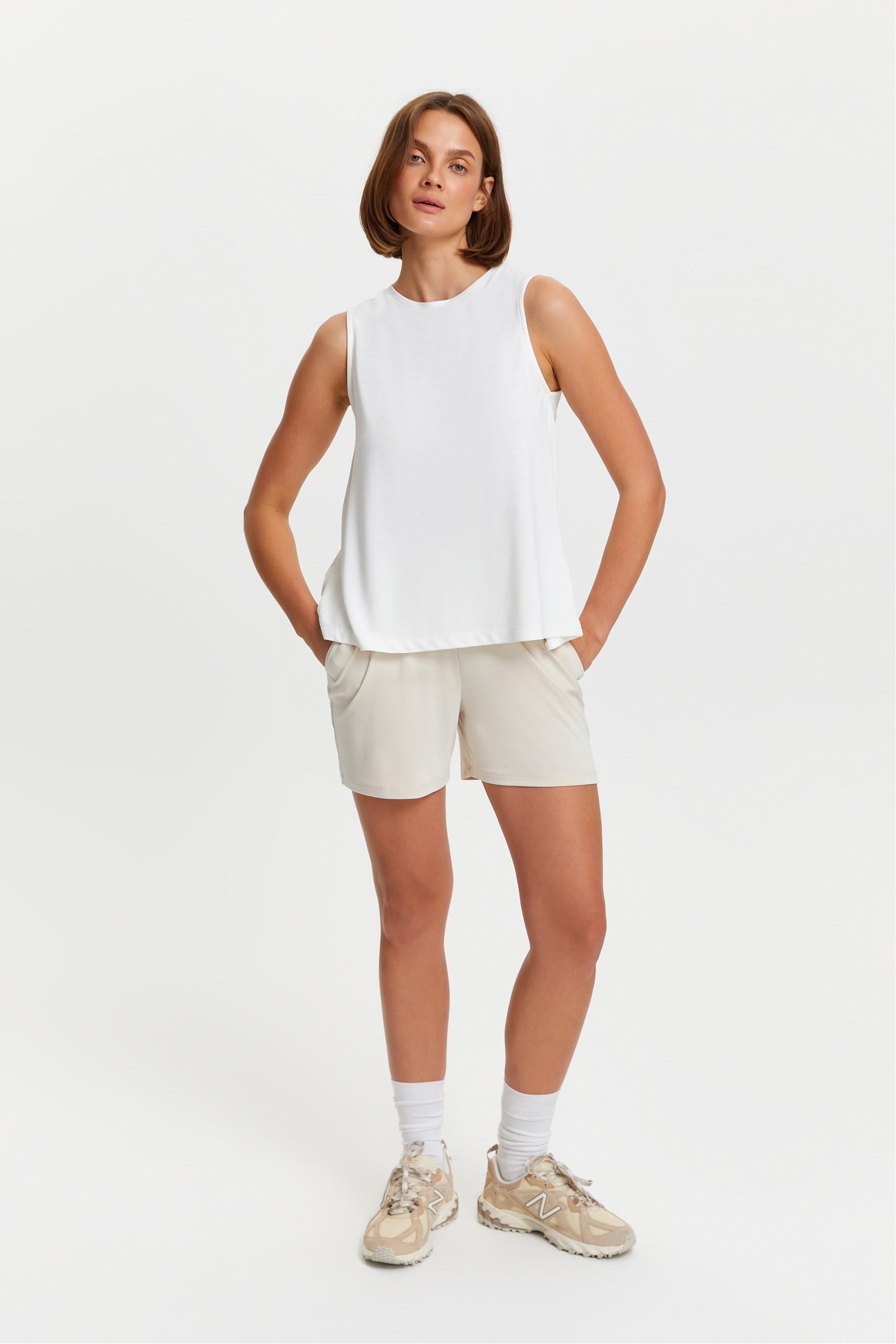 MODAL KARIŞIMLI KOLSUZ ATLET