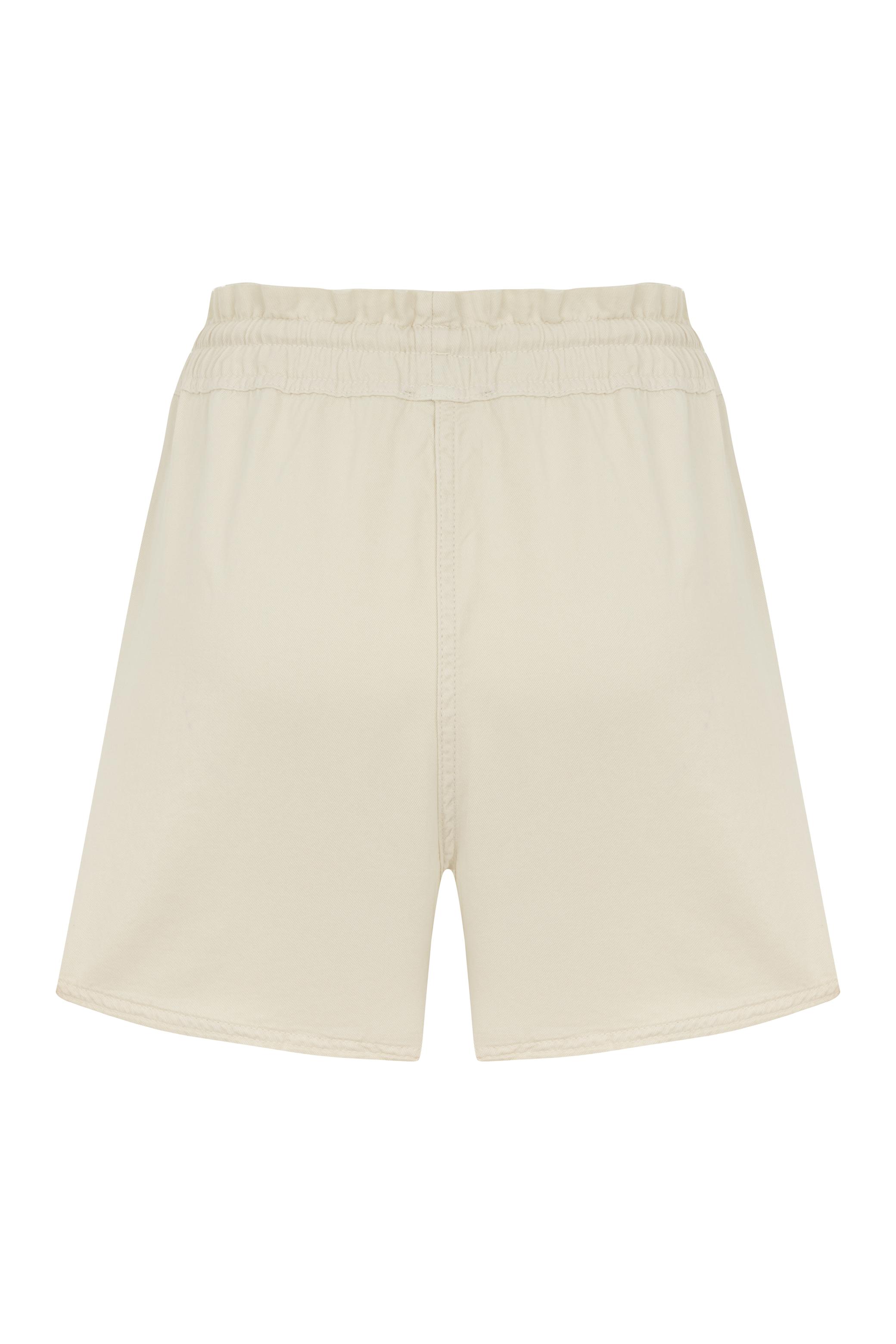 TENCEL KARIŞIMLI MİNİ ŞORT