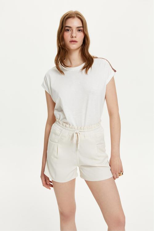  TENCEL KARIŞIMLI MİNİ ŞORT