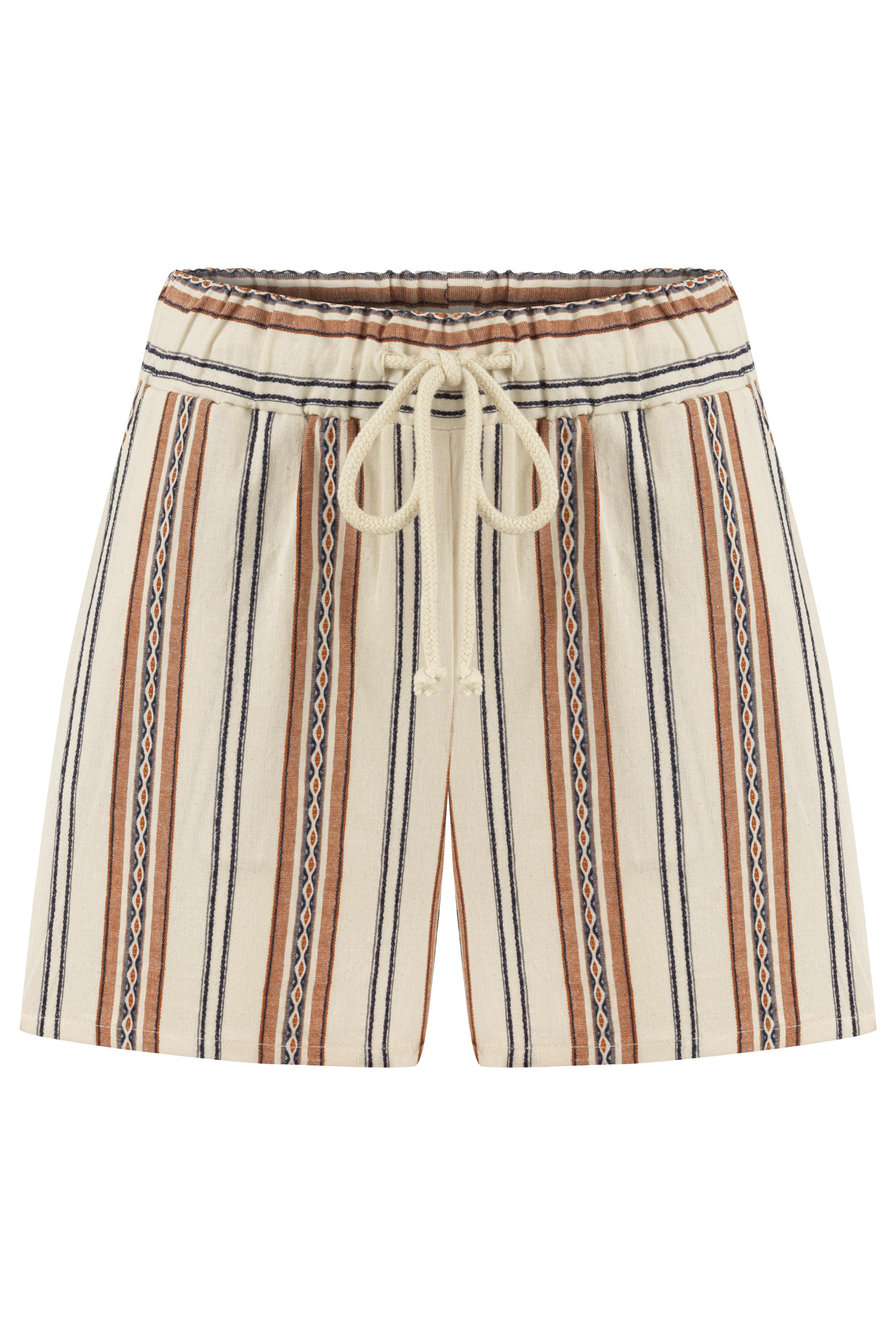 BAĞLAMA DETAYLI ETNİK MİNİ ŞORT