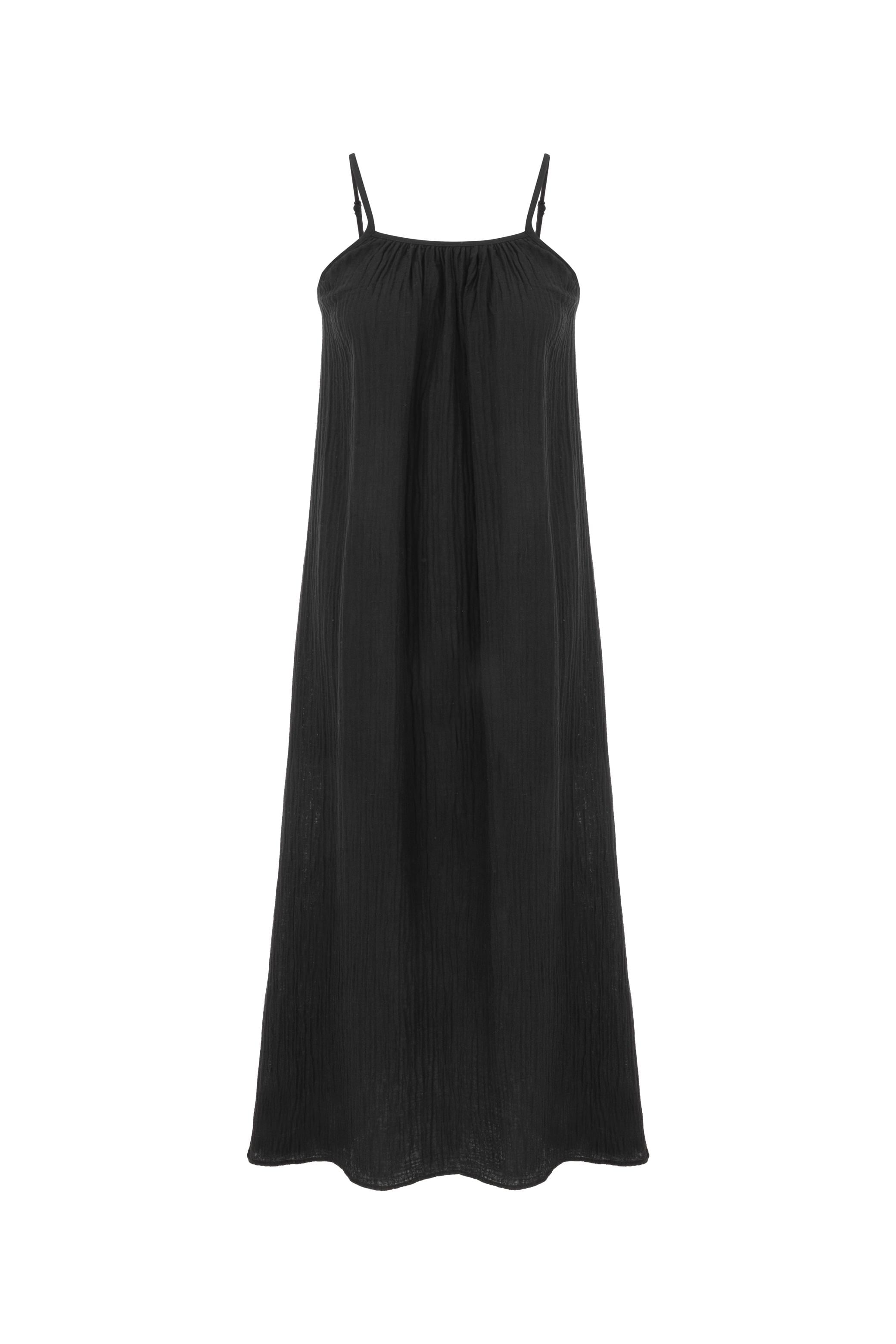 ASKILI A FORM UZUN ELBİSE