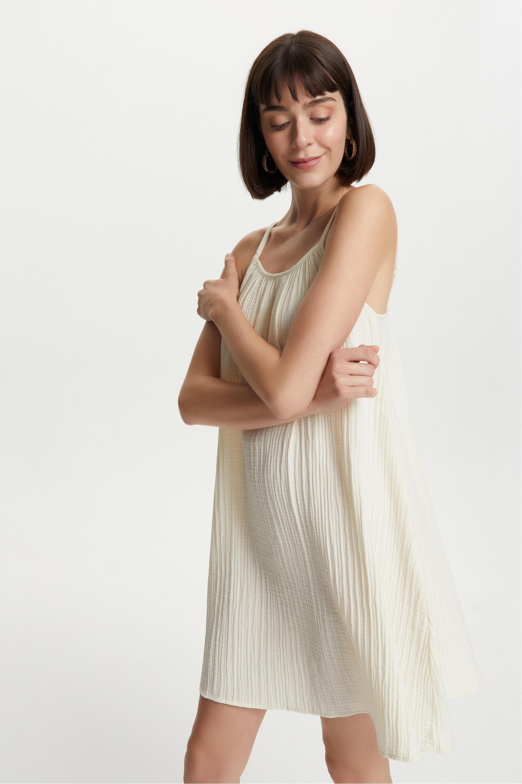 ASKILI A FORM MİNİ ELBİSE