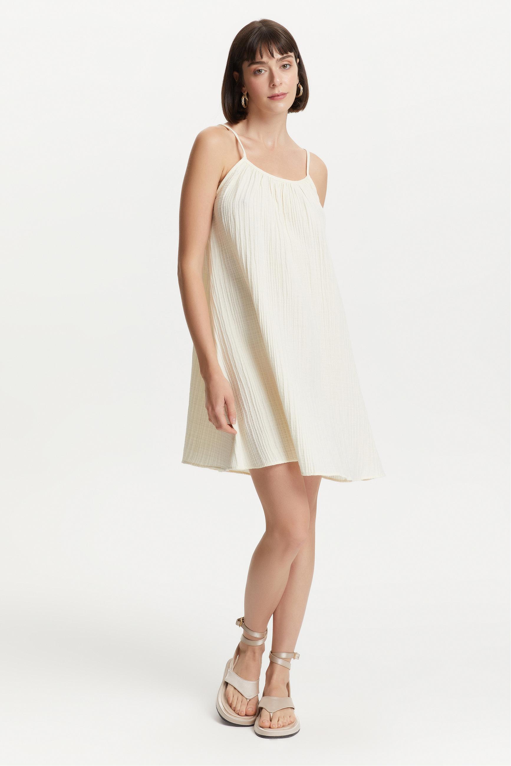 ASKILI A FORM MİNİ ELBİSE