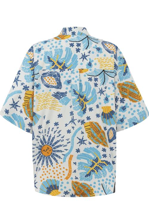  DESENLİ OVERSIZE POPLİN GÖMLEK