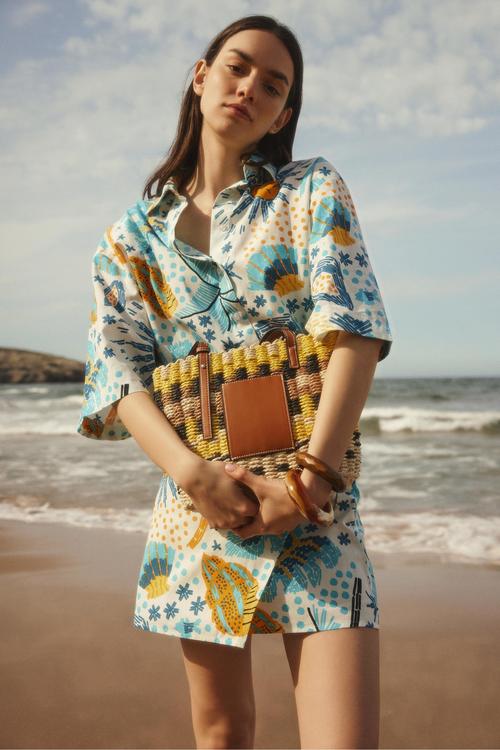  DESENLİ OVERSIZE POPLİN GÖMLEK