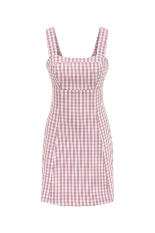  PÖTİKARELİ MİNİ ELBİSE