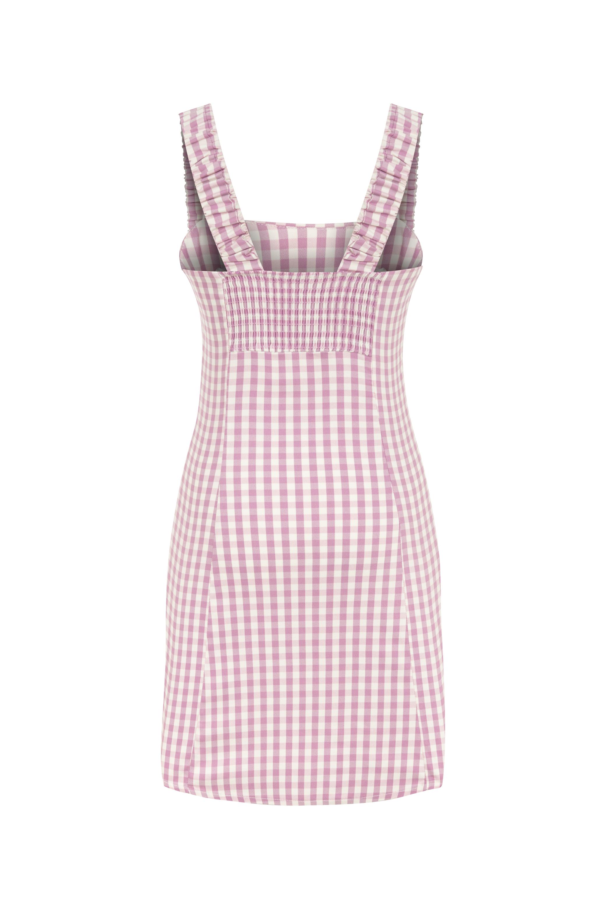 PÖTİKARELİ MİNİ ELBİSE