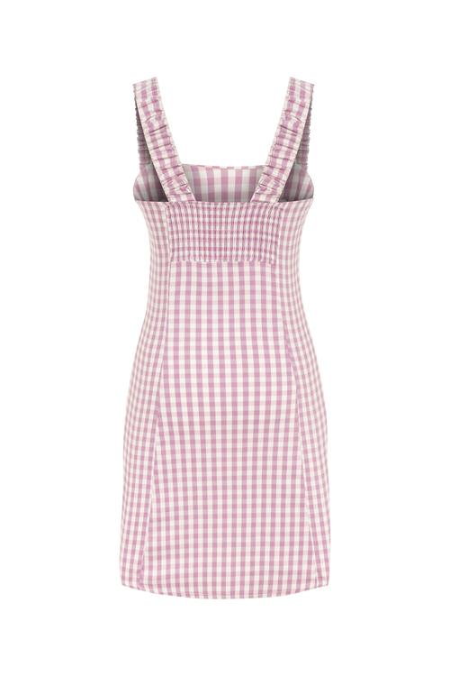  PÖTİKARELİ MİNİ ELBİSE