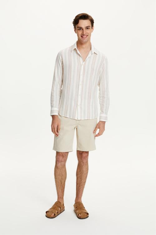  ÇİZGİLİ REGULAR FIT GÖMLEK