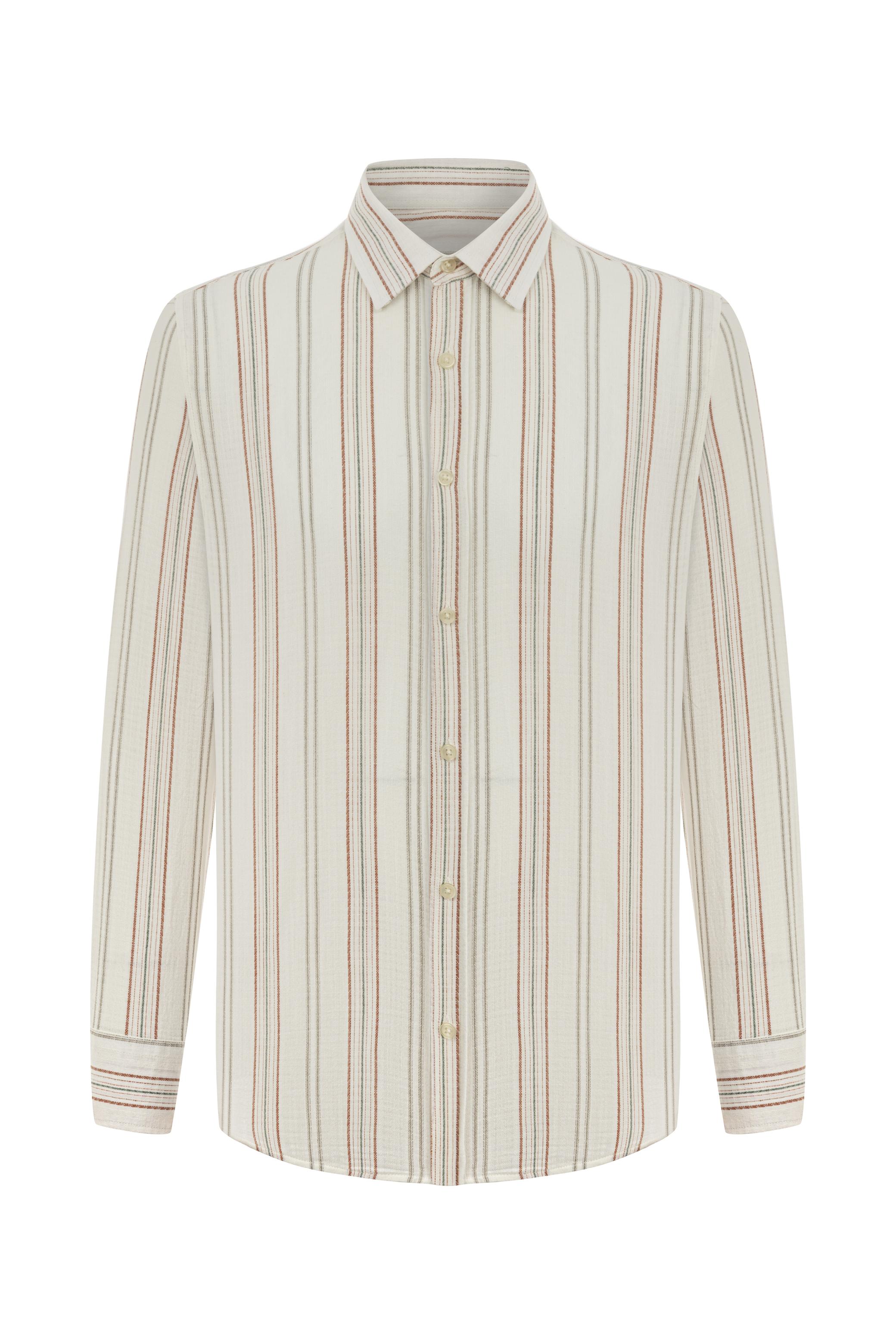 ÇİZGİLİ REGULAR FIT GÖMLEK