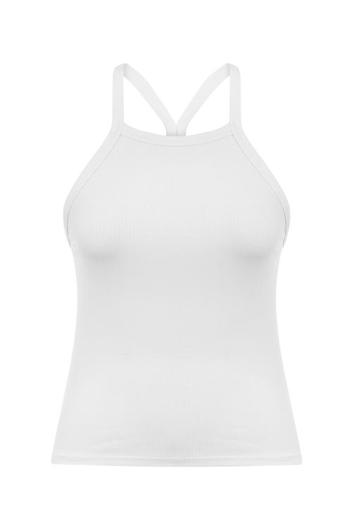  FİTİLLİ HALTER YAKA ATLET