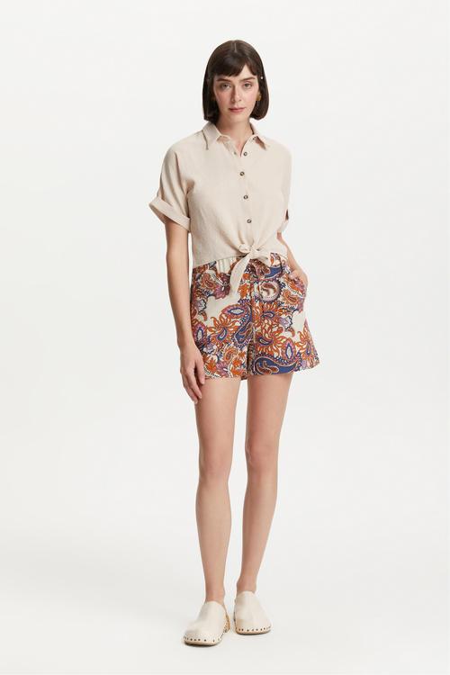  BAĞLAMA DETAYLI REGULAR FIT GÖMLEK