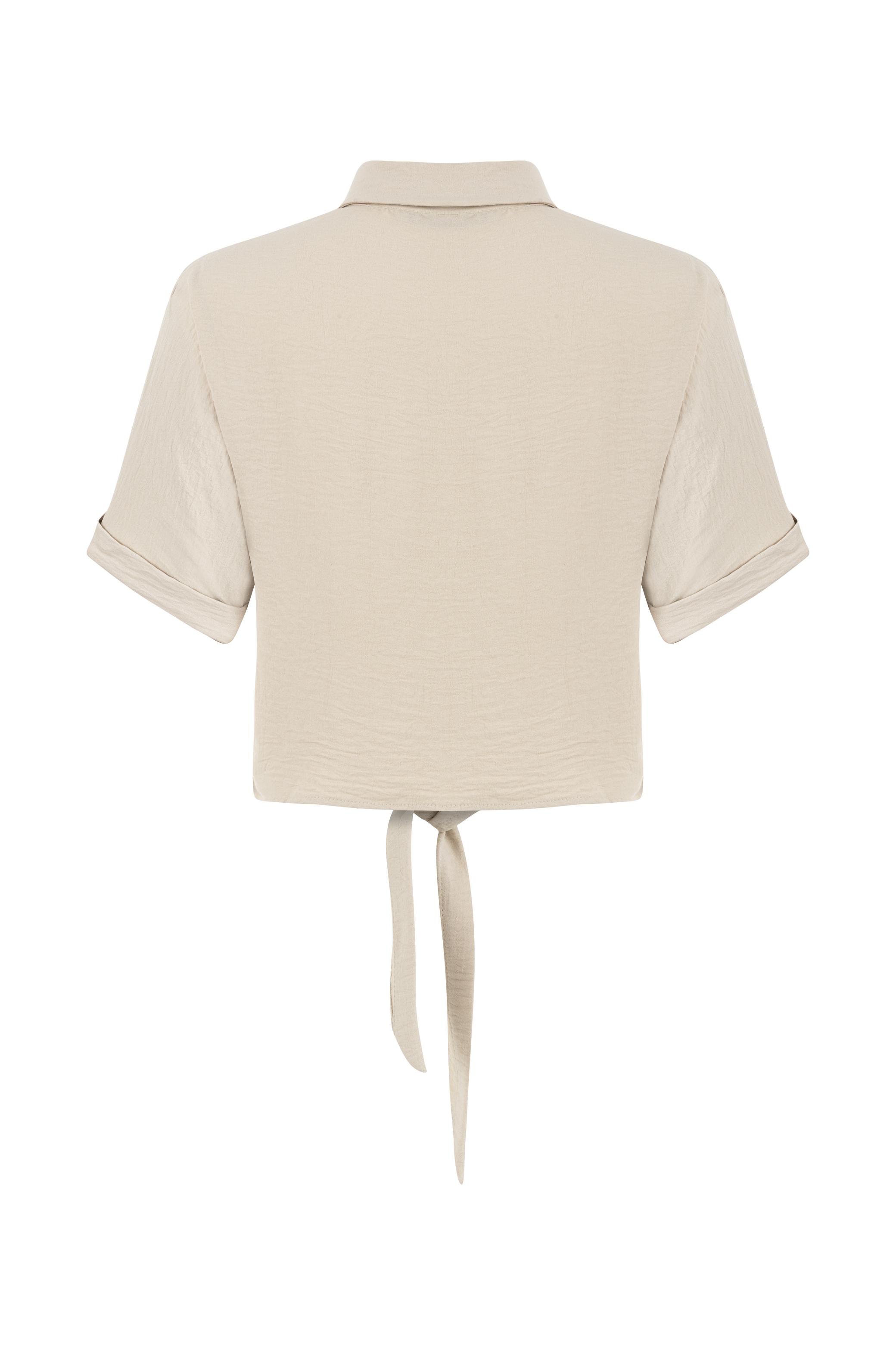 BAĞLAMA DETAYLI REGULAR FIT GÖMLEK