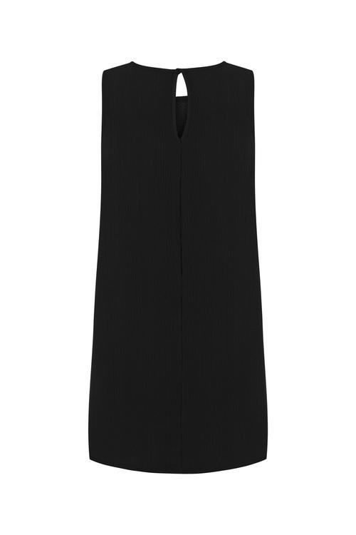  DOKULU KOLSUZ A FORM MİNİ ELBİSE