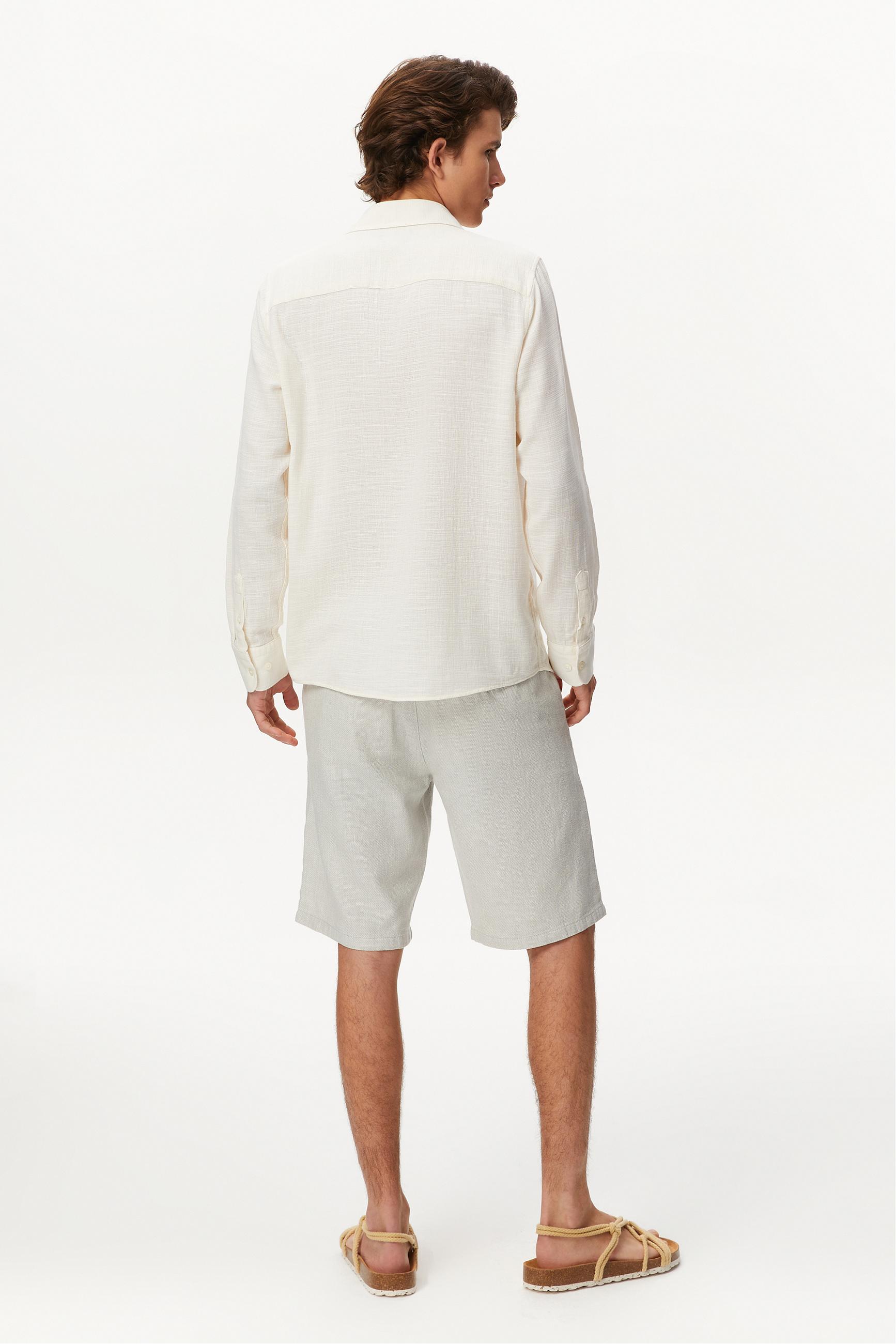 ÇAPA DETAYLI REGULAR FIT GÖMLEK