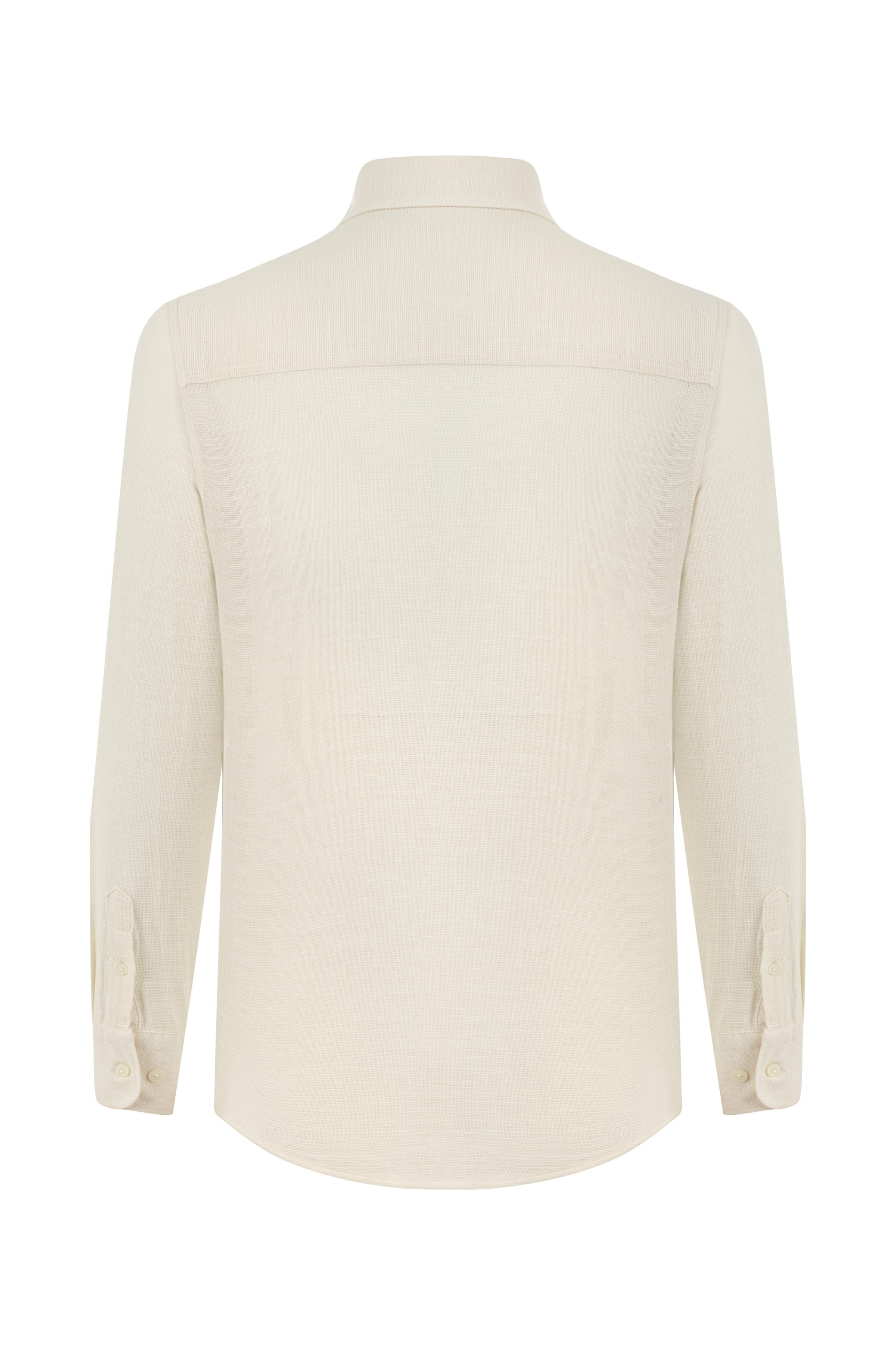 ÇAPA DETAYLI REGULAR FIT GÖMLEK