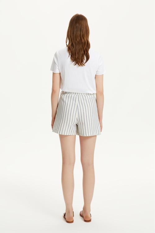  ÇİZGİLİ MİNİ ŞORT