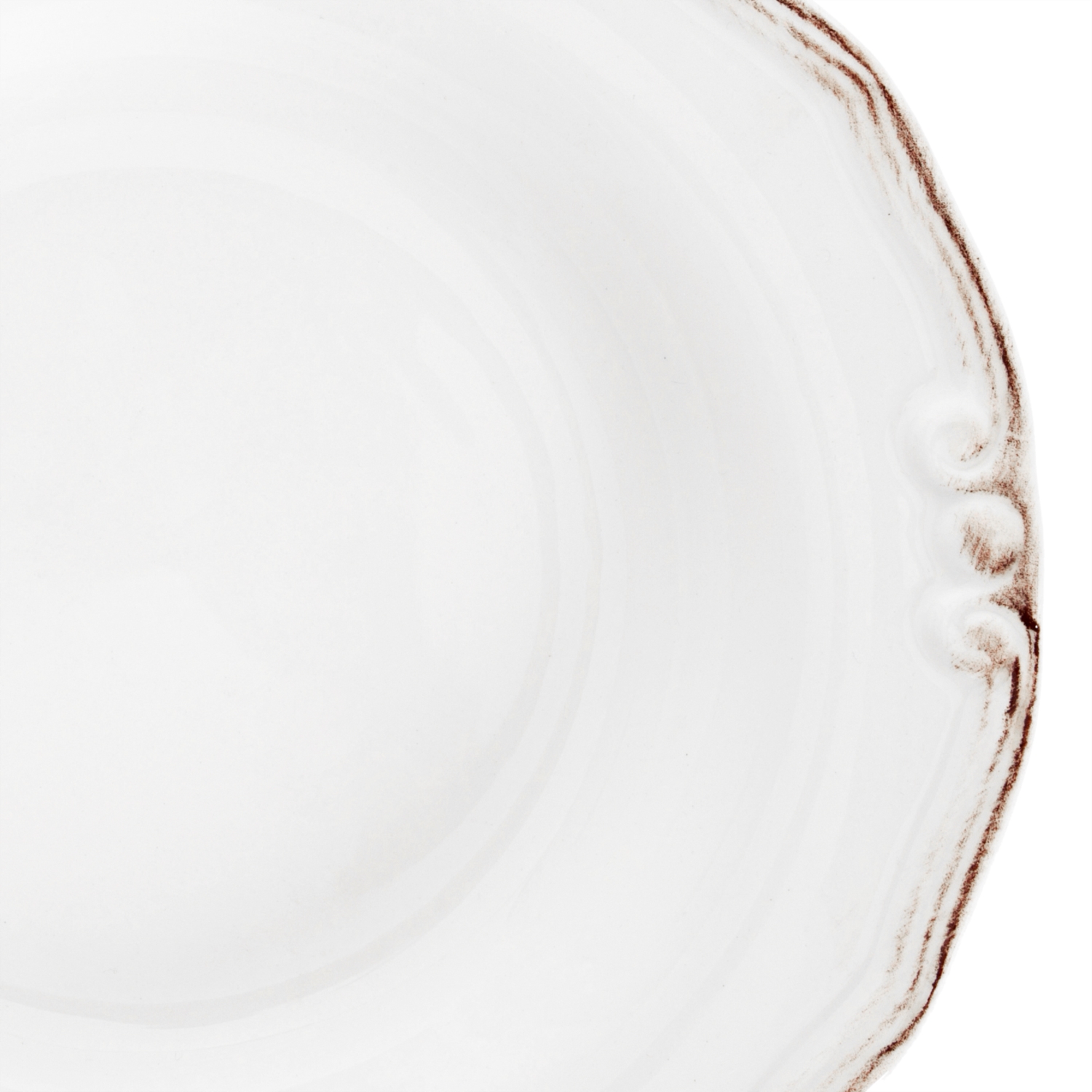 EKRU ÇUKUR TABAK 22CM