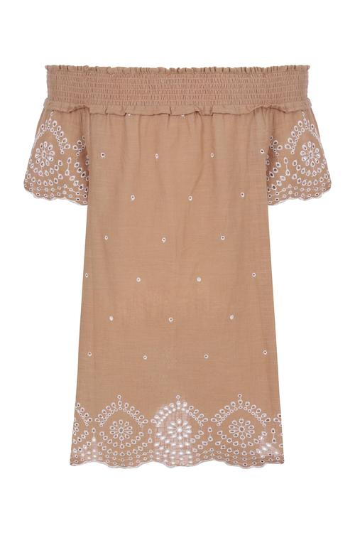  NAKIŞ DETAYLI ELBİSE