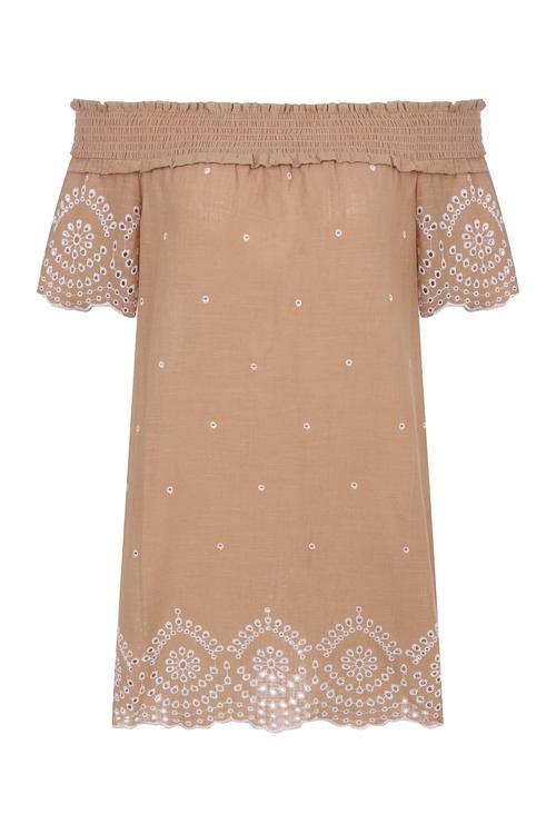  NAKIŞ DETAYLI ELBİSE