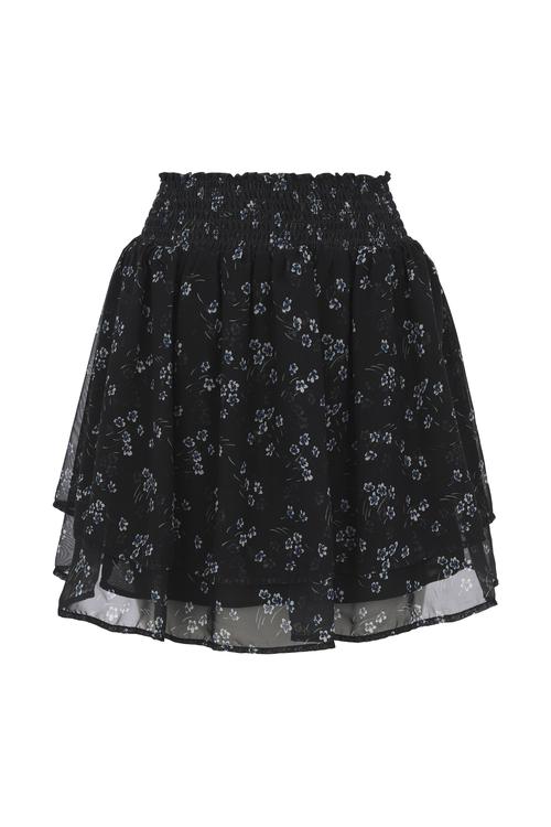  ÇİÇEK DESENLİ MİNİ TÜL ETEK