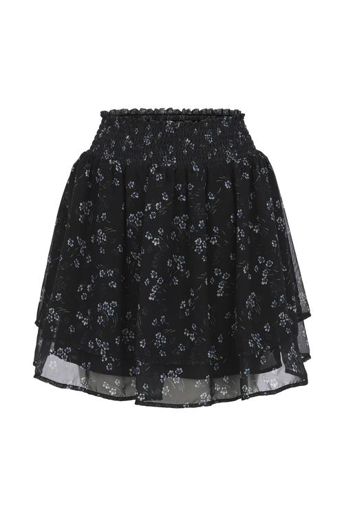  ÇİÇEK DESENLİ MİNİ TÜL ETEK