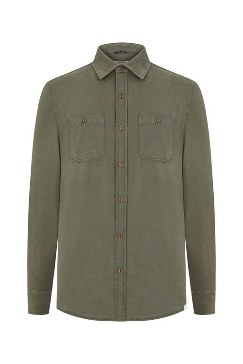  LİYOSEL KARIŞIMLI REGULAR FIT GÖMLEK