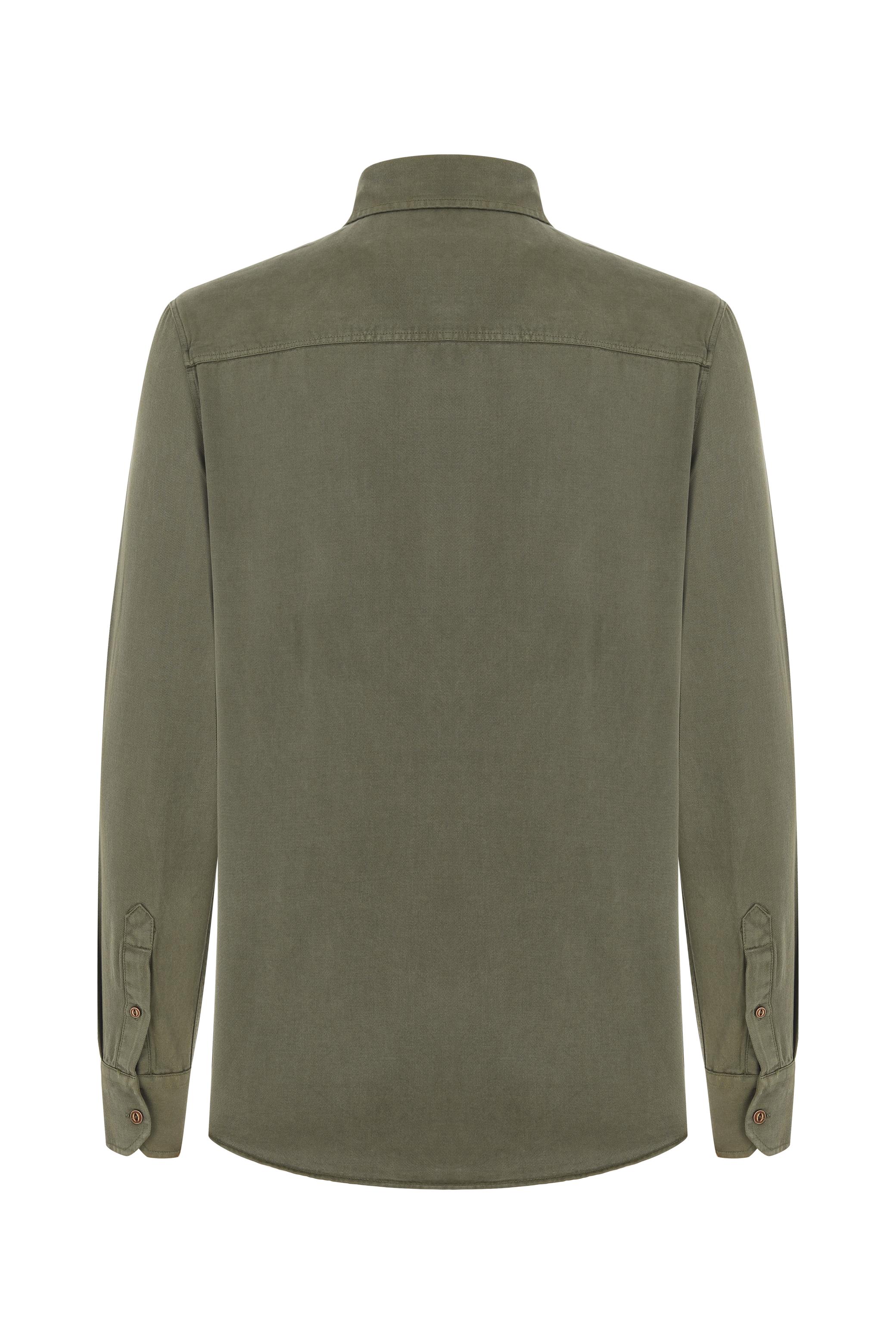 LİYOSEL KARIŞIMLI REGULAR FIT GÖMLEK