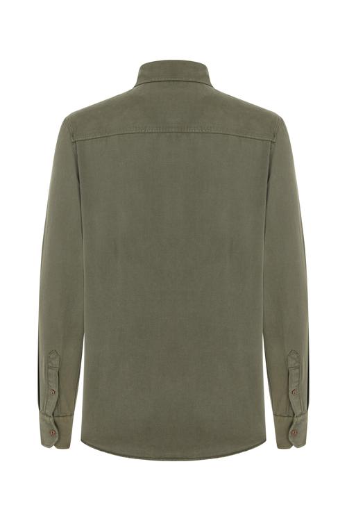  LİYOSEL KARIŞIMLI REGULAR FIT GÖMLEK