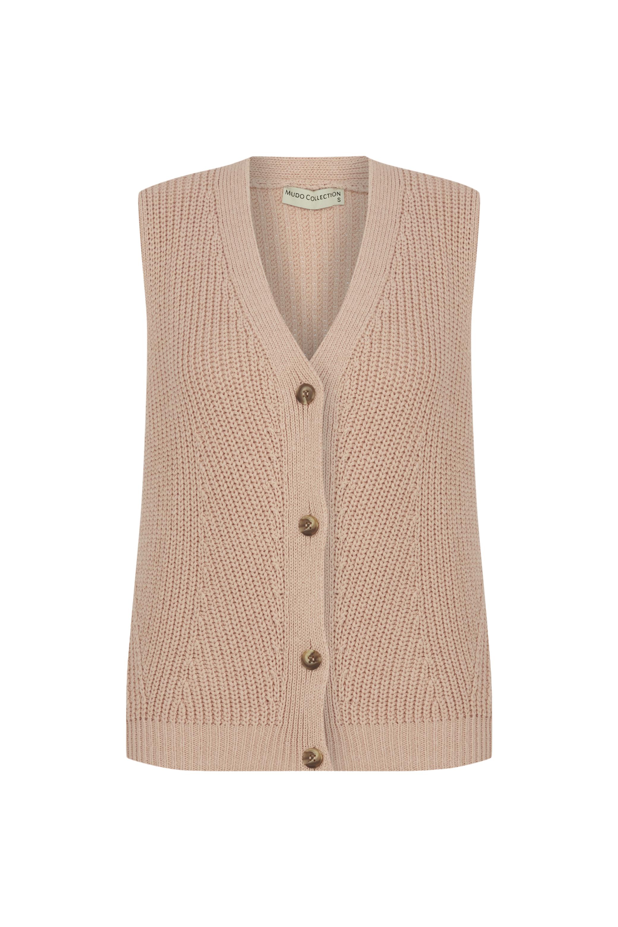 DÜĞMELİ TRİKO SÜVETER