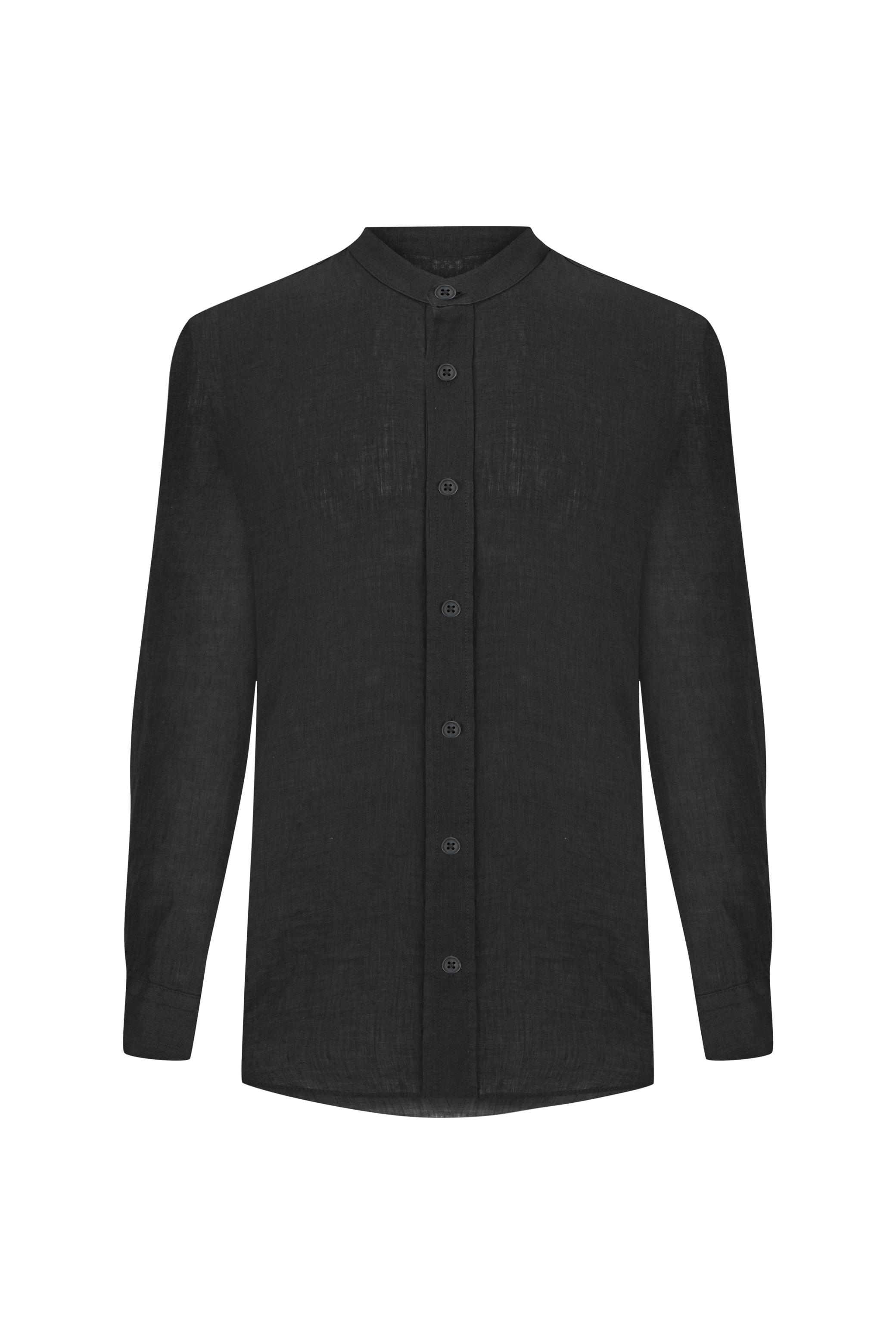 HAKİM YAKA SLIM FIT GÖMLEK