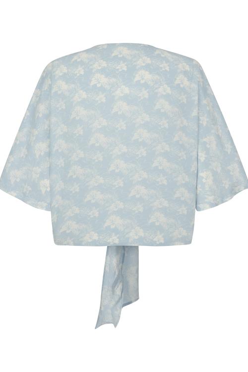  ÖNDEN BAĞLAMALI CROP BLUZ