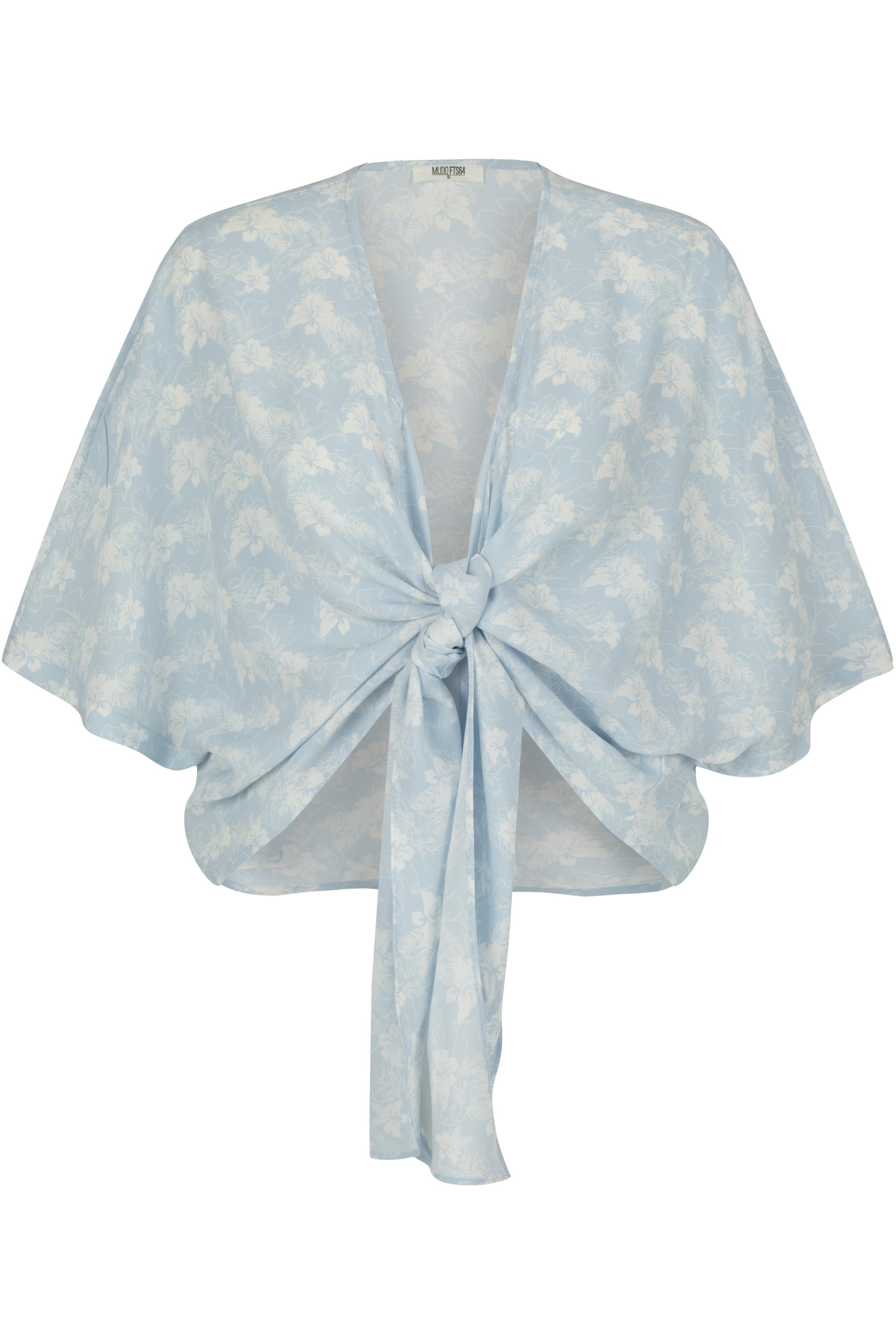 ÖNDEN BAĞLAMALI CROP BLUZ