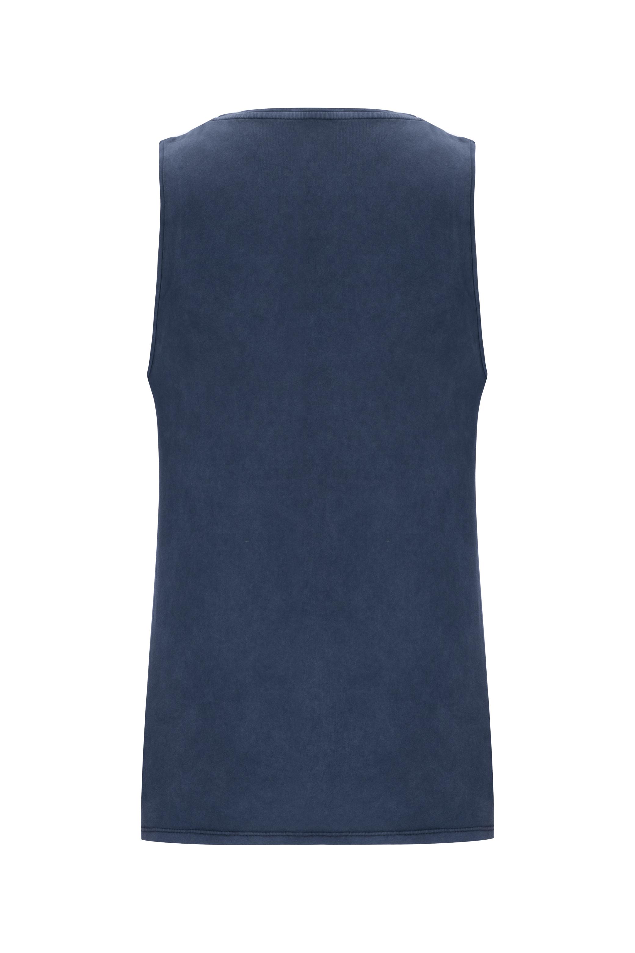 BİSİKLET YAKA KOLSUZ T-SHIRT