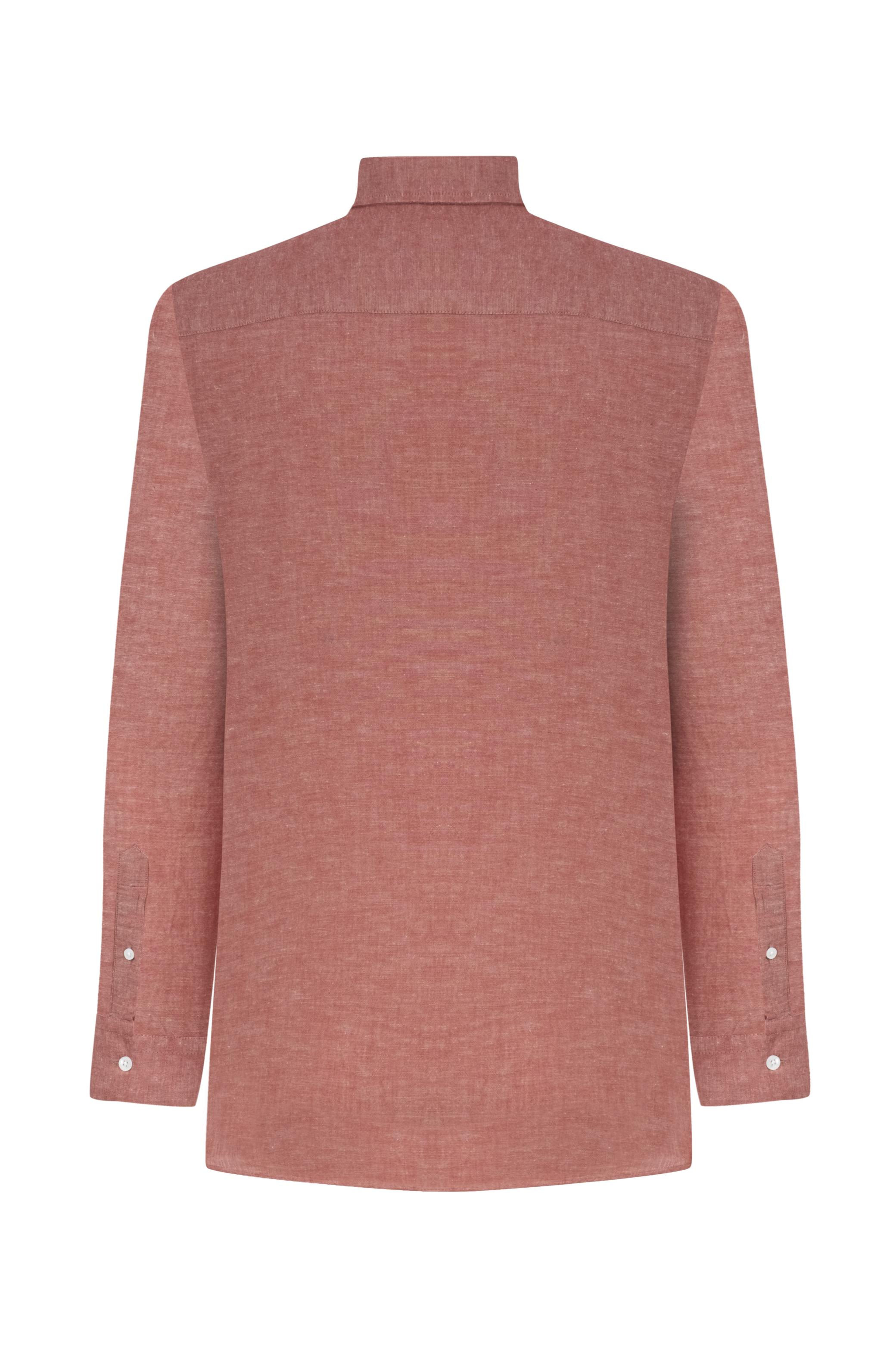 REGULAR FIT KETEN GÖMLEK